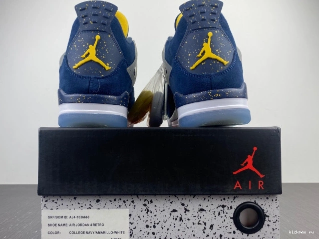 Cheap MAX Air Retro (PE) 4 Jordan Michigan AJ4-1036660 0717